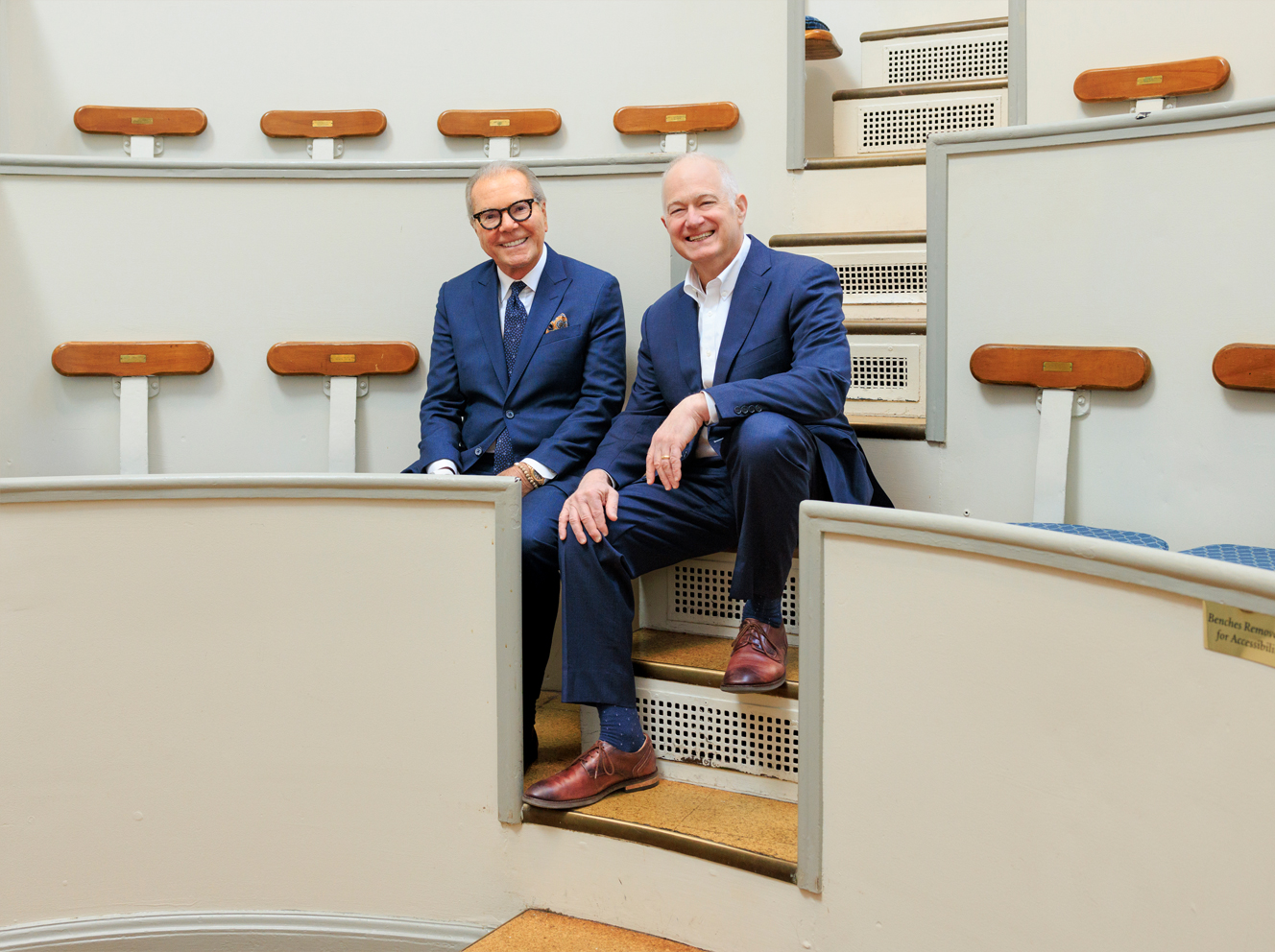 Herb Chambers with Dr. Brown in the Ether Dome 