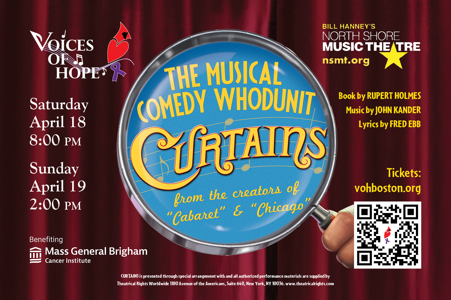 Voices of Hope: Curtains – “Kander and Ebb”